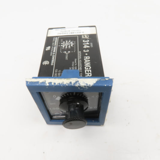 ATC 3-0314B134Q3C Timing Relay 120/240V Socket 1-100s