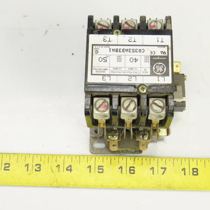 General Electric CR35AD3BA1 40/50A Contactor 3 Pole 120V Coil 3PH