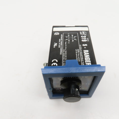 ATC 3-0319E030F1C Timing Relay On Delay 24-240VAC Or 24VDC Socket 1-100s