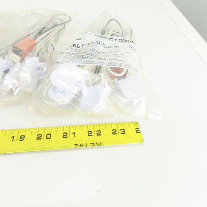 Keystone KT-SOCKET-T8-U-S-4-W 4 Lamp Direct Drive Wiring Harness Lot Of 6