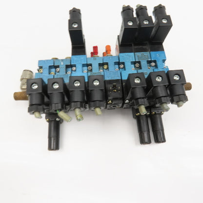 MAC 45A-NAC-DDAJ-1KE Pneumatic 8 Valve Bank Manifold 24VDC