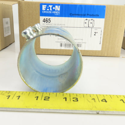 Eaton 465 2" Set Screw Type Coupling FE EMT Only Lot of 3