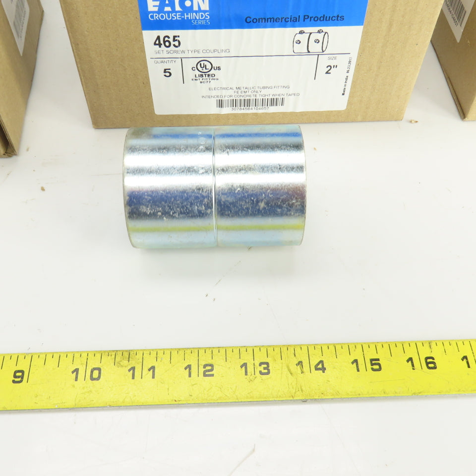 Eaton 465 2" Set Screw Type Coupling FE EMT Only Lot of 3