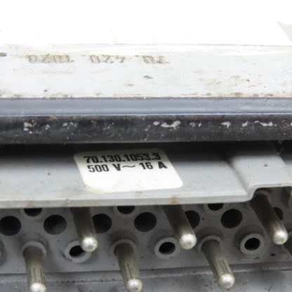 Wieland 70.130.1053.3 500V 16A 24 Position Wire Connector Panel Mount Cam Lock