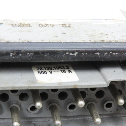Wieland 70.130.1053.3 500V 16A 24 Position Wire Connector Panel Mount Cam Lock