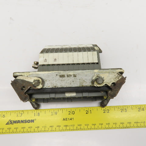 Wieland 70.130.1053.3 500V 16A 24 Position Wire Connector Panel Mount Cam Lock