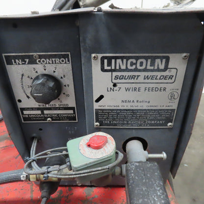 Lincoln Idealarc  R35-325 Mig Welder W/LN-7 Wire Feeder & Wheel Package