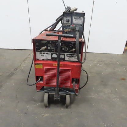 Lincoln Idealarc  R35-325 Mig Welder W/LN-7 Wire Feeder & Wheel Package