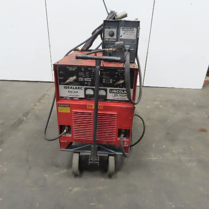 Lincoln Idealarc  R35-325 Mig Welder W/LN-7 Wire Feeder & Wheel Package