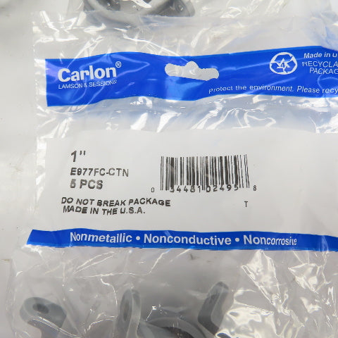 Carlon E977FC-CTN 1" PVC Non-Metallic Conduit Clamps (19 Bags) Lot Of 95 PCS