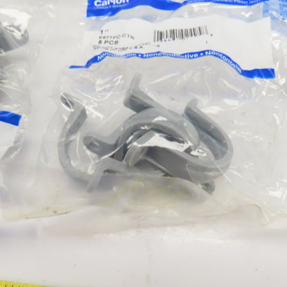 Carlon E977FC-CTN 1" PVC Non-Metallic Conduit Clamps (19 Bags) Lot Of 95 PCS