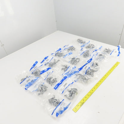 Carlon E977FC-CTN 1" PVC Non-Metallic Conduit Clamps (19 Bags) Lot Of 95 PCS