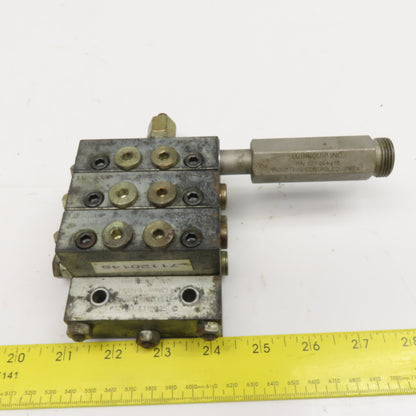 Lubriquip MSP-5S Modular Lubrication Divider Valve Assembly Proximity Switch
