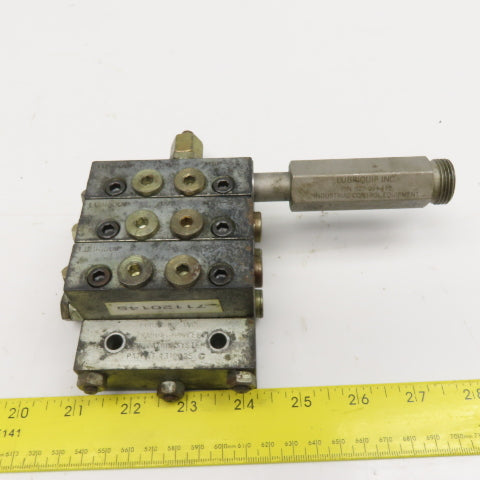 Lubriquip MSP-5S Modular Lubrication Divider Valve Assembly Proximity Switch