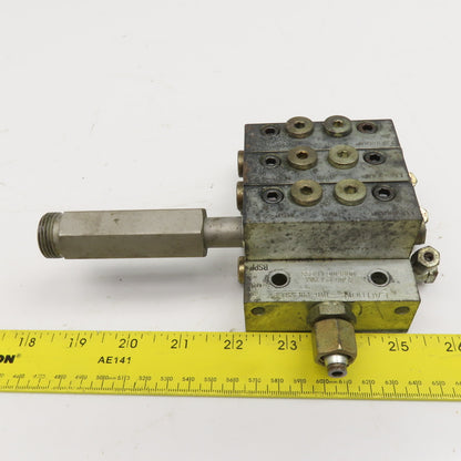Lubriquip MSP-5S Modular Lubrication Divider Valve Assembly Proximity Switch