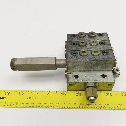 Lubriquip MSP-5S Modular Lubrication Divider Valve Assembly Proximity Switch