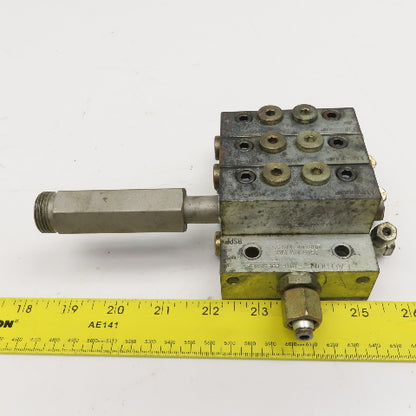 Lubriquip MSP-5S Modular Lubrication Divider Valve Assembly Proximity Switch
