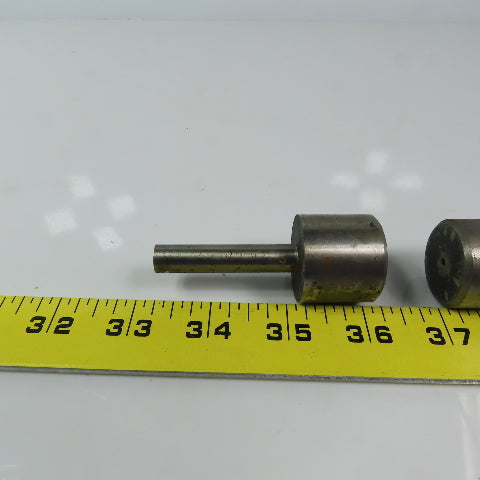Carbon Steel Counter Bore Pilot 1-11/64" x 3/8" x 1" Depth Lot of 2