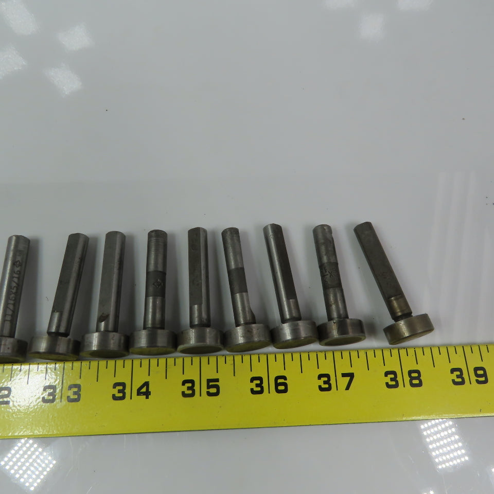 Carbon Steel Counter Bore Pilot 11/16" x 5/16" x 1/4" Depth Lot of 9