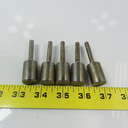 Carbon Steel Counter Bore Pilot 45/64" x 1/4" x 1-3/64" Depth Lot of 5