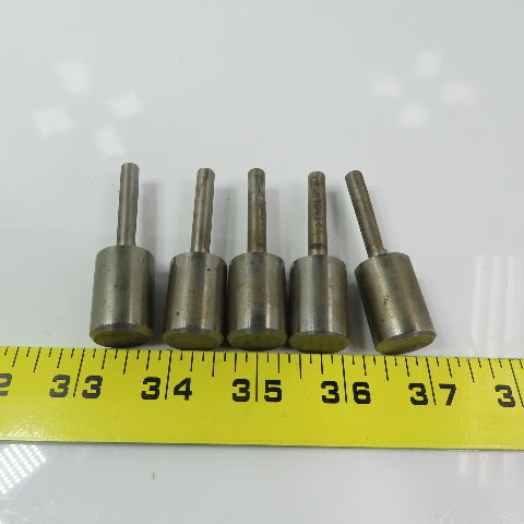 Carbon Steel Counter Bore Pilot 45/64" x 1/4" x 1-3/64" Depth Lot of 5