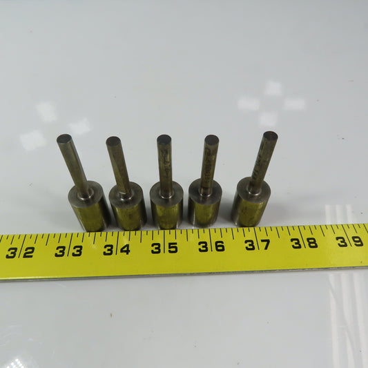 Carbon Steel Counter Bore Pilot 45/64" x 1/4" x 1-3/64" Depth Lot of 5