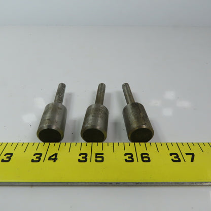 Carbon Steel Counter Bore Pilot 5/8" x 1/4" x 21/32" Depth Lot of 3