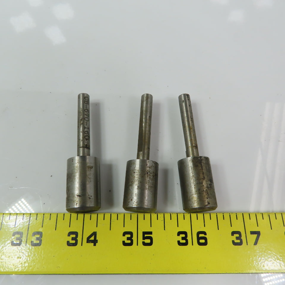 Carbon Steel Counter Bore Pilot 5/8" x 1/4" x 21/32" Depth Lot of 3