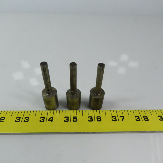 Carbon Steel Counter Bore Pilot 5/8" x 1/4" x 21/32" Depth Lot of 3