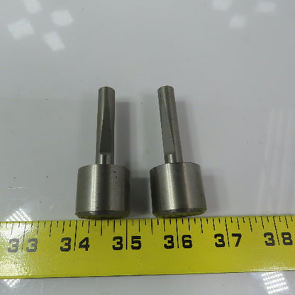 Carbon Steel Counter Bore Pilot 26mm x 3/8" x 57/64" Depth Lot of 2