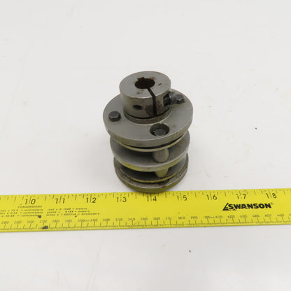 Flexible Disc Shaft Coupling 9/16" x 11/16" Bore