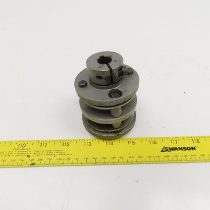 Flexible Disc Shaft Coupling 9/16" x 11/16" Bore