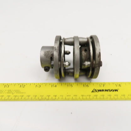 Flexible Disc Shaft Coupling 9/16" x 11/16" Bore
