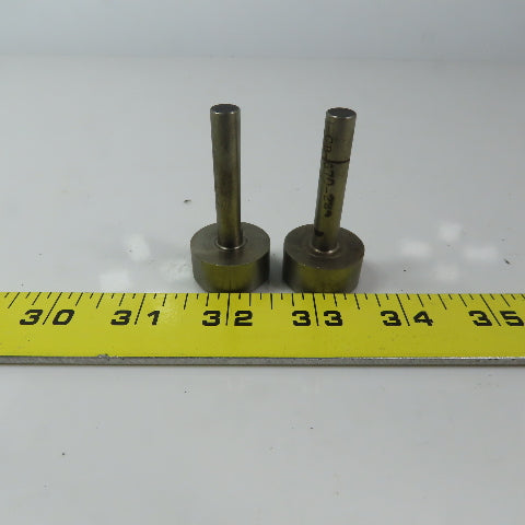 Carbon Steel Counter Bore Pilot 1" x 5/16" x 1/2" Depth Lot of 2