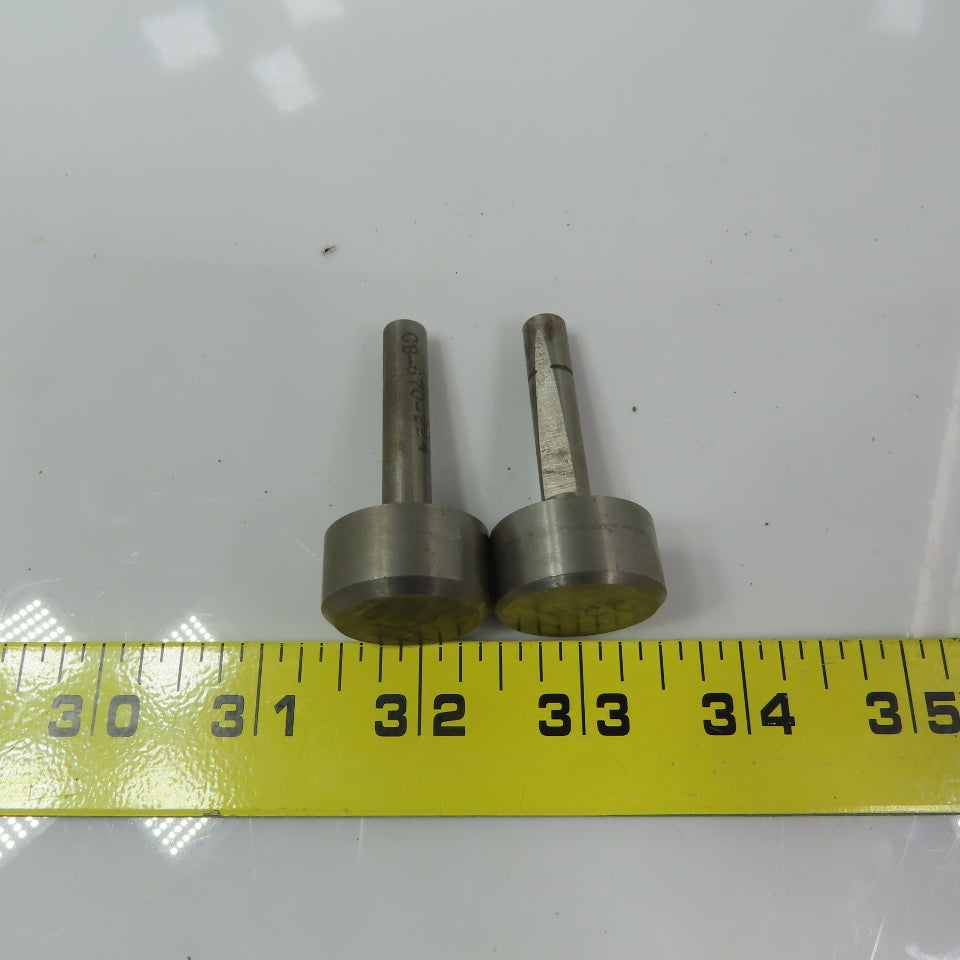 Carbon Steel Counter Bore Pilot 1" x 5/16" x 1/2" Depth Lot of 2