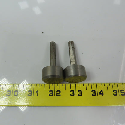 Carbon Steel Counter Bore Pilot 1" x 5/16" x 1/2" Depth Lot of 2