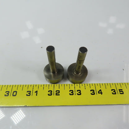 Carbon Steel Counter Bore Pilot 1" x 5/16" x 1/2" Depth Lot of 2