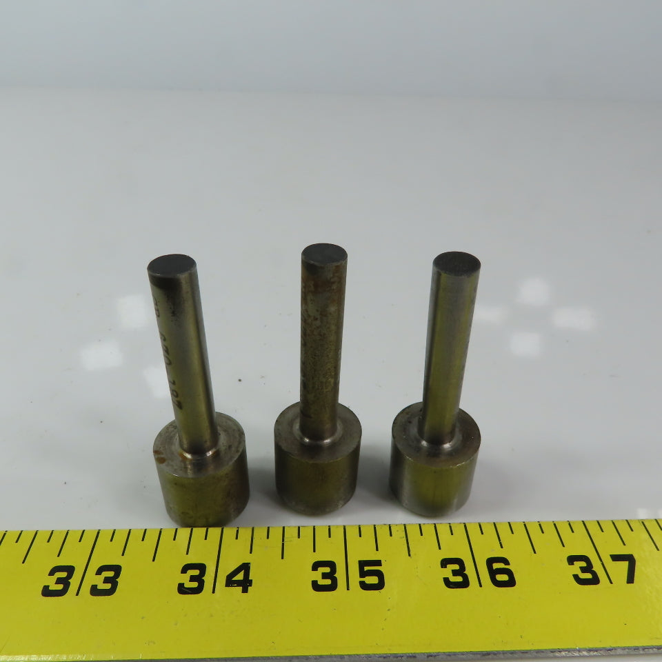 Carbon Steel Counter Bore Pilot 47/64" x 5/16" x 47/64" Depth Lot of 3