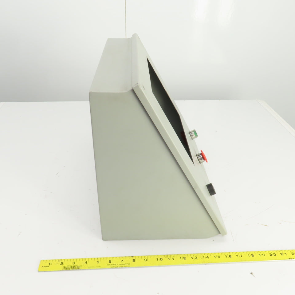Weigmann WC16C16 16" x 16" Electrical Enclosure W/Sloped Top 10-1/4"x 8" Cutout