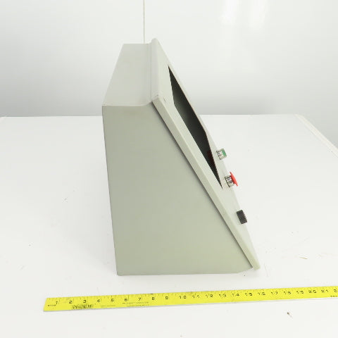 Weigmann WC16C16 16" x 16" Electrical Enclosure W/Sloped Top 10-1/4"x 8" Cutout