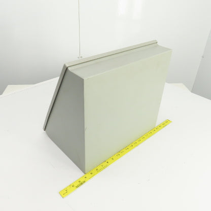 Weigmann WC16C16 16" x 16" Electrical Enclosure W/Sloped Top 10-1/4"x 8" Cutout