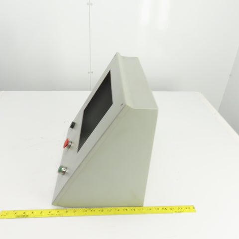 Weigmann WC16C16 16" x 16" Electrical Enclosure W/Sloped Top 10-1/4"x 8" Cutout
