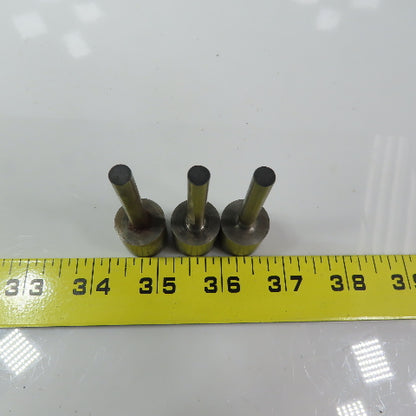 Carbon Steel Counter Bore Pilot 47/64" x 1/4" x 25/32" Depth Lot of 3