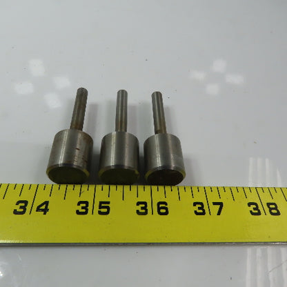 Carbon Steel Counter Bore Pilot 47/64" x 1/4" x 25/32" Depth Lot of 3