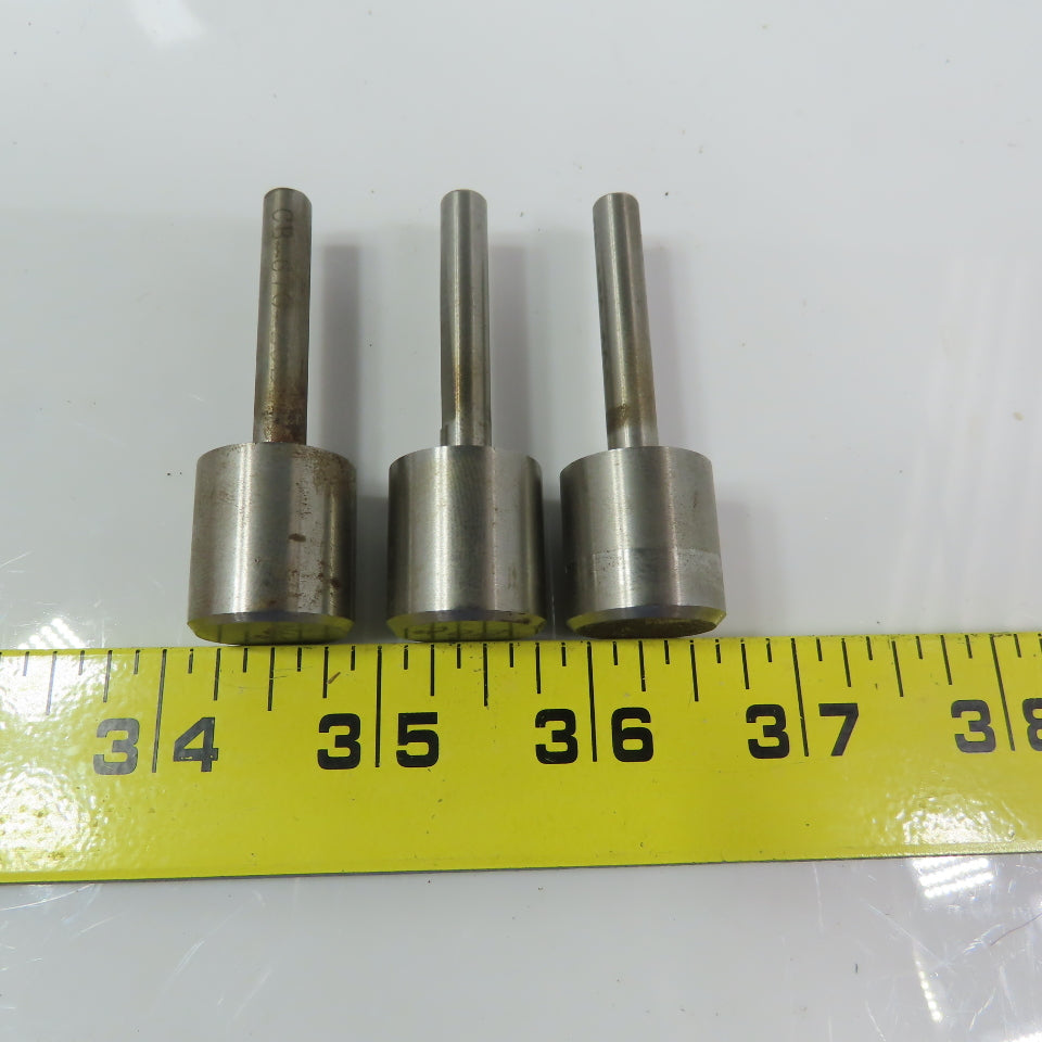 Carbon Steel Counter Bore Pilot 47/64" x 1/4" x 25/32" Depth Lot of 3