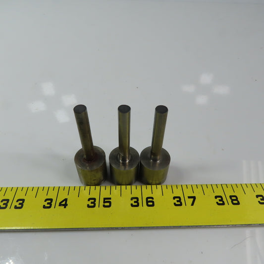 Carbon Steel Counter Bore Pilot 47/64" x 1/4" x 25/32" Depth Lot of 3