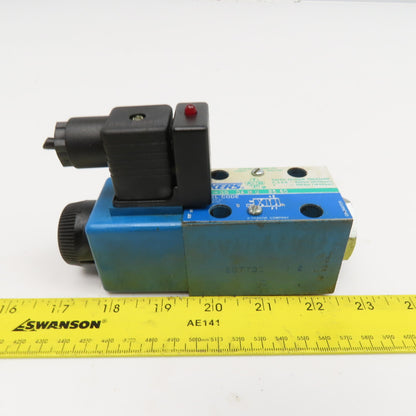 Vickers DG4V-3S 0A-M-U-B5-60 4/2 Way Spring Offset Single Solenoid Valve 120V