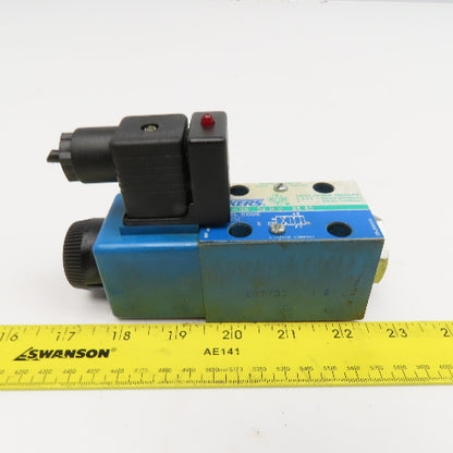 Vickers DG4V-3S 0A-M-U-B5-60 4/2 Way Spring Offset Single Solenoid Valve 120V