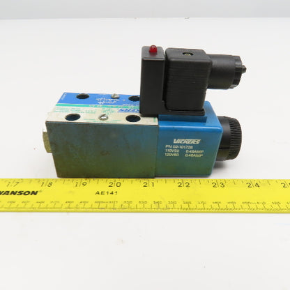 Vickers DG4V-3S 0A-M-U-B5-60 4/2 Way Spring Offset Single Solenoid Valve 120V