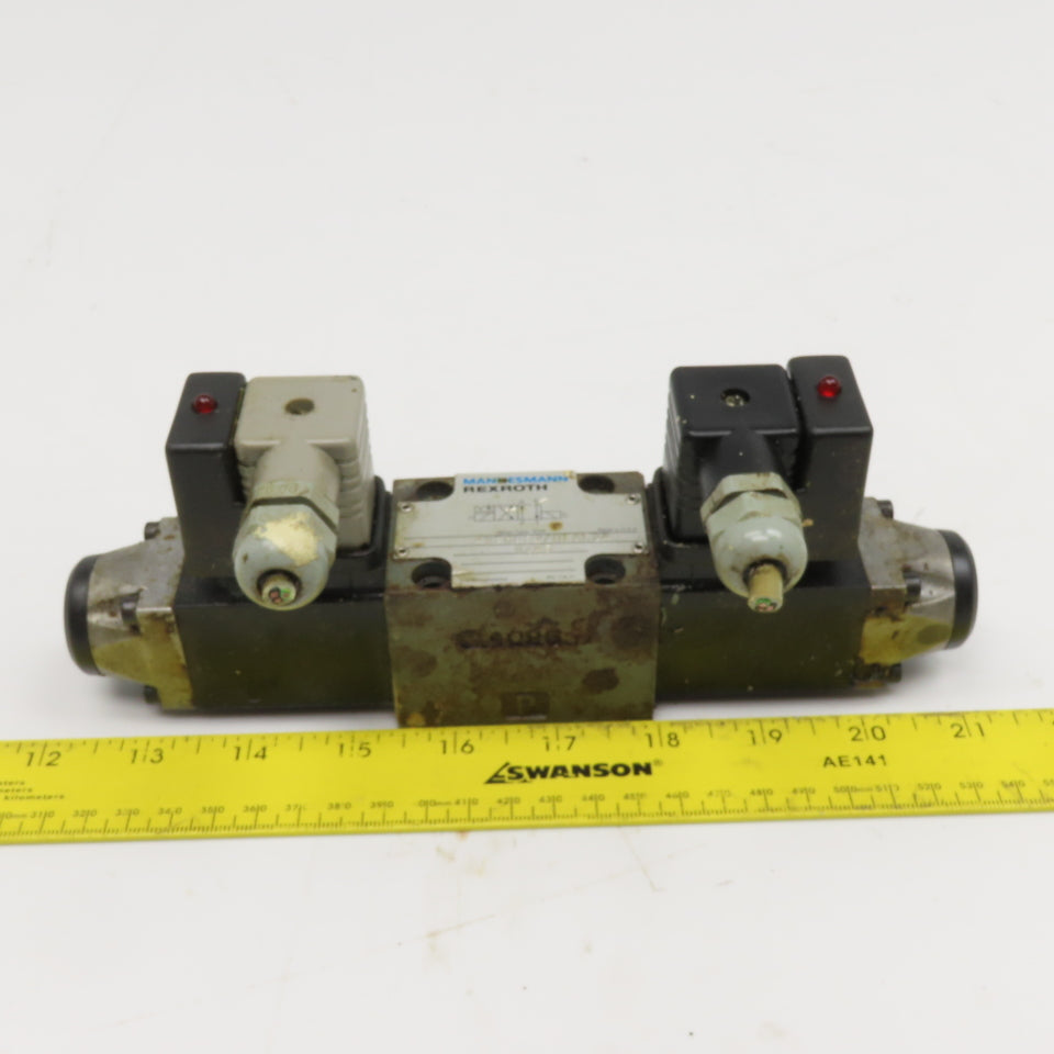 Rexroth 4WE6D51/0FAG24 4/2 Way Detent Double Solenoid Valve 24VDC Coil